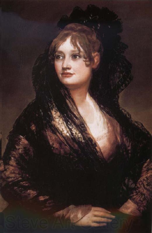 Francisco Goya Dona Isabel de Porcel Norge oil painting art